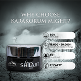 Buy 30gm Karakorum Might Pure Shilajit Resin in Pakistan - Lab Tested and Pure