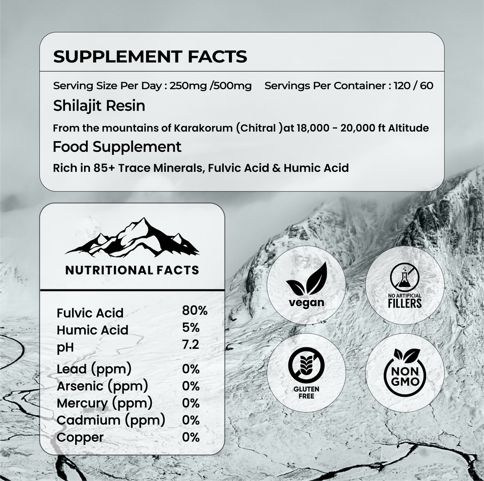 Buy 30gm Karakorum Might Pure Shilajit Resin in Pakistan - Lab Tested and Pure
