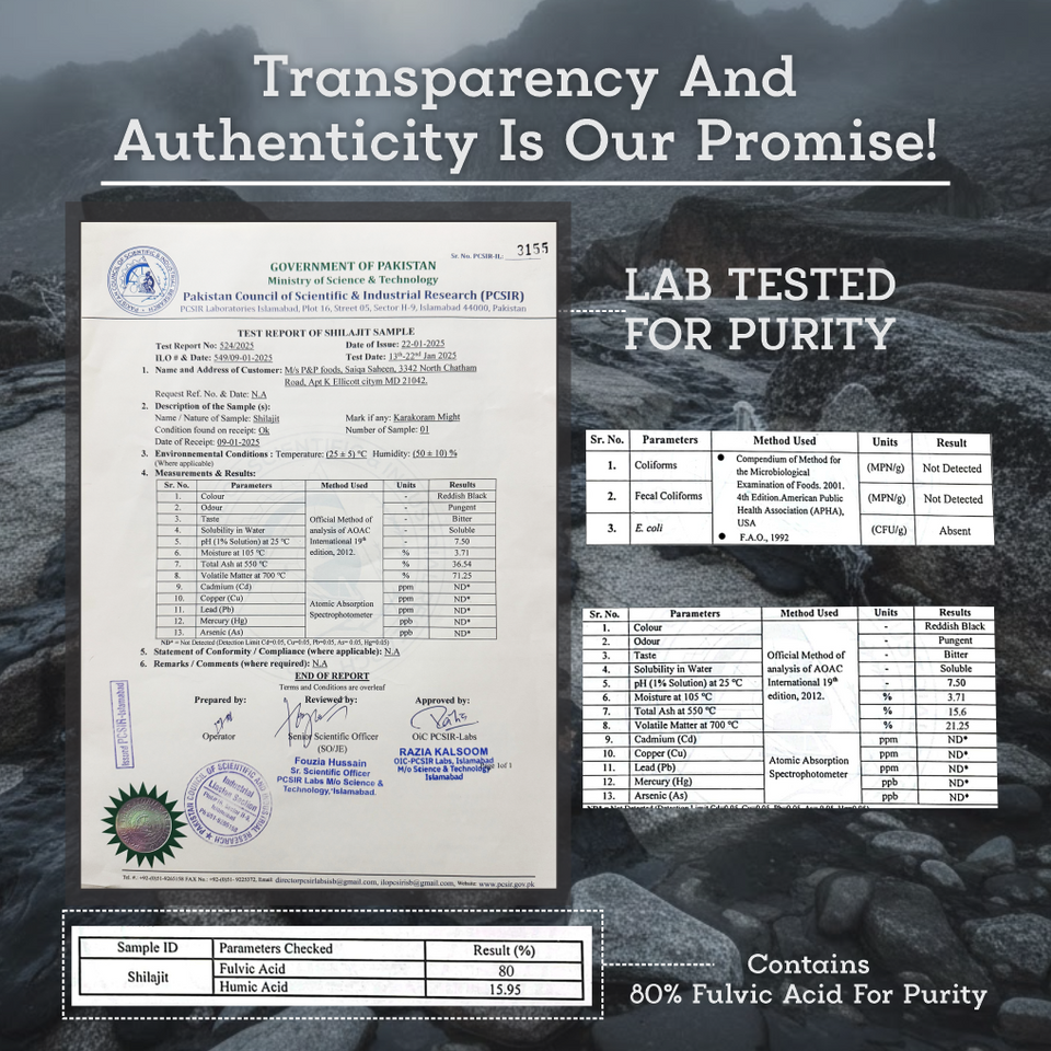 Buy 50gm Karakorum Might Pure Shilajit Resin in Pakistan - Lab Tested and Pure